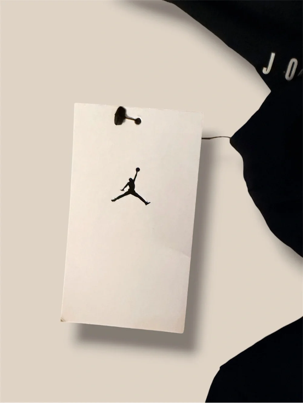 New! Jordan Flight Essentials T-Shirt sneakers floating in a cloudy sky (Large)